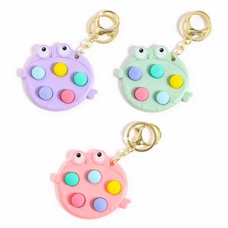 Developing toy "Chudik" on a key fabric, MIX color-4