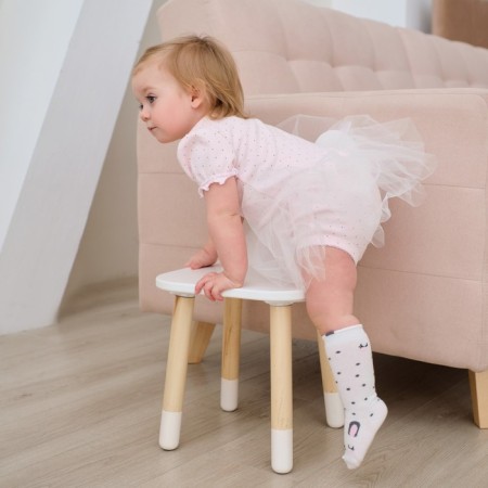 Body with a crumb skirt I "Princess", Pink color, height 86-92 cm-9