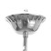 Lamp Bayerlux 59398/1 E27 12W chrome 15.5x15.5x32 cm