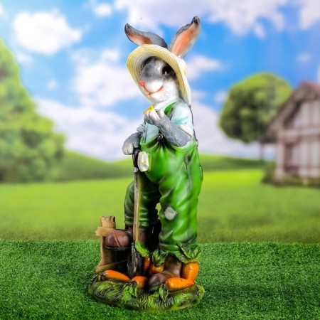 Garden Figure "Hare Fermer" 24x20x52.5cm-3
