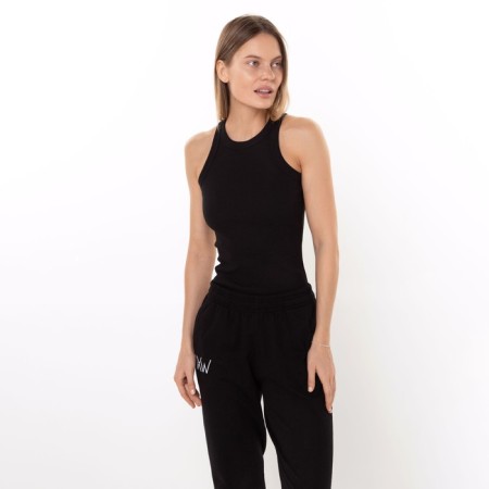 T -shirt female, black color, size 46-3