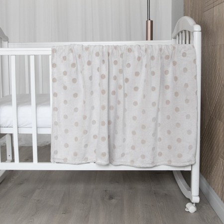 Plaid was valid "peas", size 100x118 cm, beige color