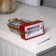 LED figure "Santa Claus with a gift" 7.5 × 12.5 × 4.9 cm, plastic, batteries AAAX2 (not complete), glow of warm white