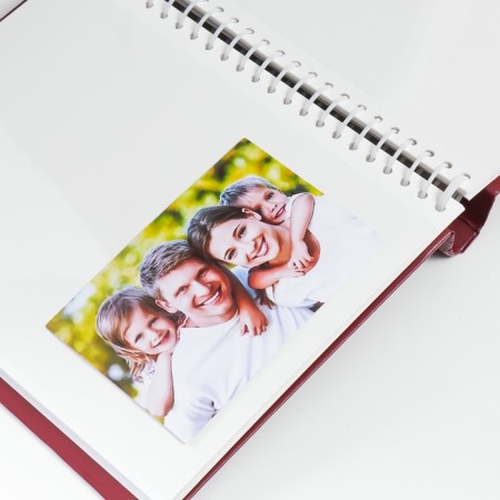 Photo album magnetic for 30 sheets 23x28 cm red-5