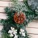 New Year's wreath D-30 cm "Cozy fairy tale" Berries in the snow cones