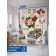 Photostore for the bathroom "Love Paris", Saten, size 180x200 cm