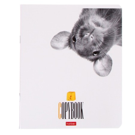 Notebook of 48 sheets in the cage "Who is here?", Cover coated cardboard, selective varnish, offset block, mix-2