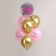 Bouquet of balls “with love for you”, foil, latex, set 7 pcs.