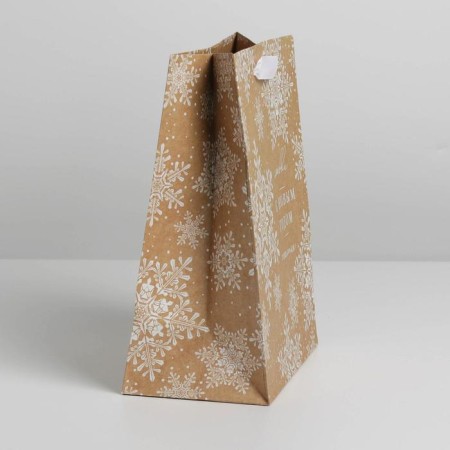 Craft vertical package “Happy New Year”, MS 18 x 23 x 10 cm, New Year-3