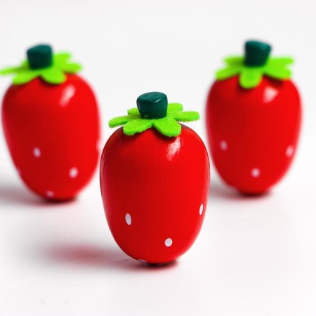 Counting set "Strawberry", 12 berries: 3 × 2 cm-3