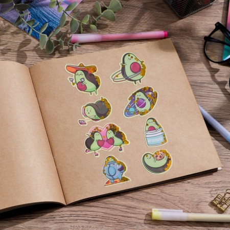 Avococed-shaped sticker, 14 × 21 cm-3