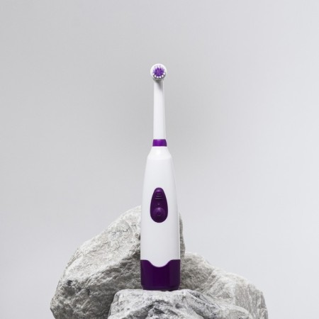 Electric toothbrush Luazon LP-001, 3 nozzles, from 2XAA (not included), mix-1