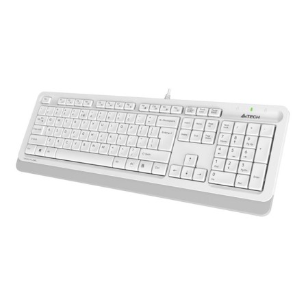 Keyboard + Mouse A4Tech FSTYLER F1010 CLAV: White/Gray Mouse: White/Gray USB Multimedia (F10 10046-8