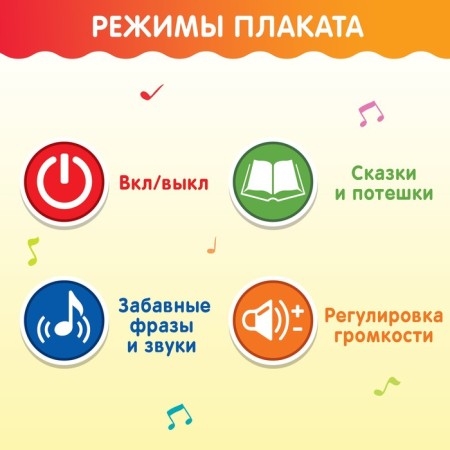 Talking electronic poster "Once upon a time, there is a fairy tale" works from batteries-4