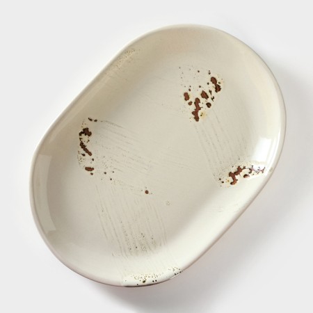 Ceramic oval “Shebbie” dish, 600 ml, 31 × 22 cm, h = 3 cm-1