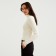 Women's turtleneck Minaku: Basic Line, Ecrew color, size 48