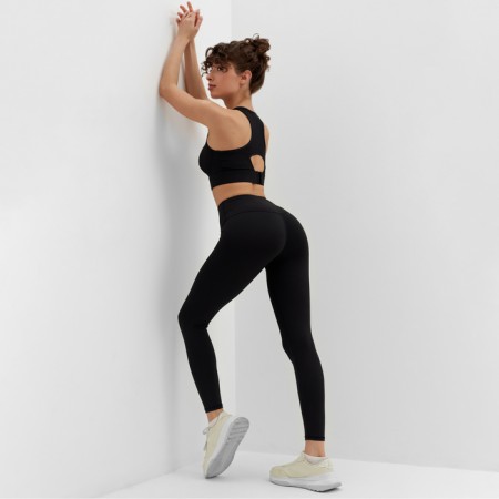Leggings Sports Minaku: Sportly; Black color, rr 46-1