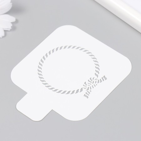 Plastic "Knot" stencil 9x9 cm-1