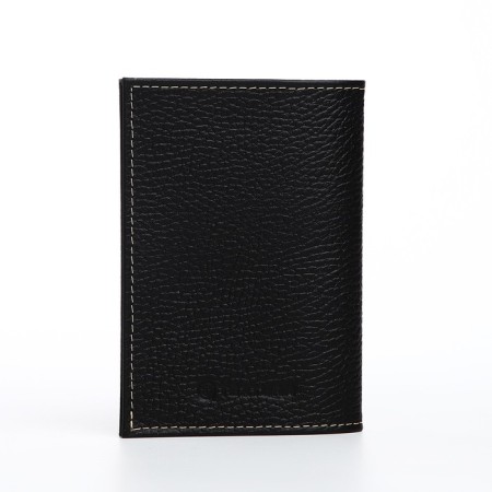 Textura passport cover, black color-1
