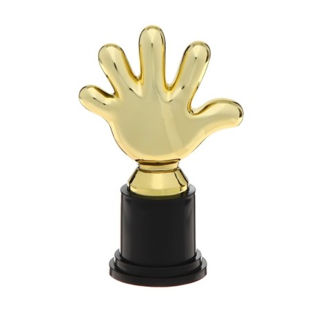 The award figure "The best", five, Cup, plastic, gold, 6.5 x 10.5 x 4 cm.-3