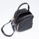 Bag Cross-Bodi with a zipper, black color