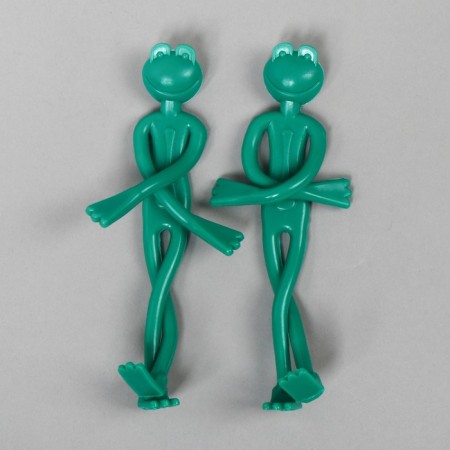 Garter for plants "Frog", set 2 pcs., Green, Greengo