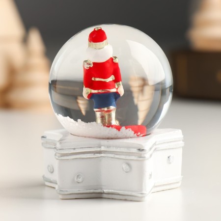 Souvenir Polystone Water Ball "Nutcracker on the star" MIX 5x5x6 cm-3