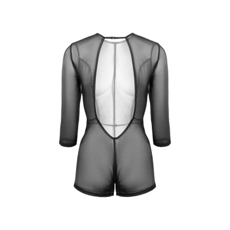 Erotic overalls Waname Preciosity with sleeves ¾ black (42-44)-6