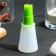 Avocado oil brush, 11.8x5.2 cm, silicone, green color