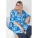 Female shirt, size 70, blue color