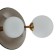 Ceiling Lamp Indigo, 11020/6C Brass. 6x40W, G9, 680x680x250 mm, matte white color