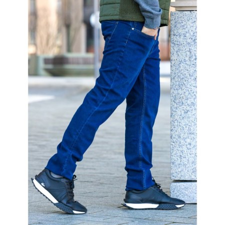 Pants male ise, size 46, blue color-4