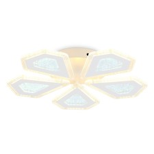 Светильник светодиодный потолочный с пультом Ambrella light, Original, FA4030, 5хLED, 96 Вт, 7200Lum, 3000-6400К, цвет белый