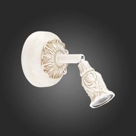 The lamp is wall-flowing ST LUCE. SL575.501.01. Stucchi. 1x3 W, LED, 8x11 cm, white color-2