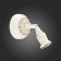 The lamp is wall-flowing ST LUCE. SL575.501.01. Stucchi. 1x3 W, LED, 8x11 cm, white color