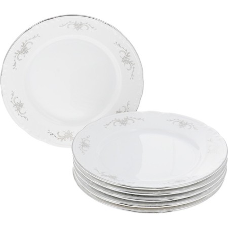 Set for cake 7/6 Constance, decor "Gray ornament, platinum layout", 7 items-2