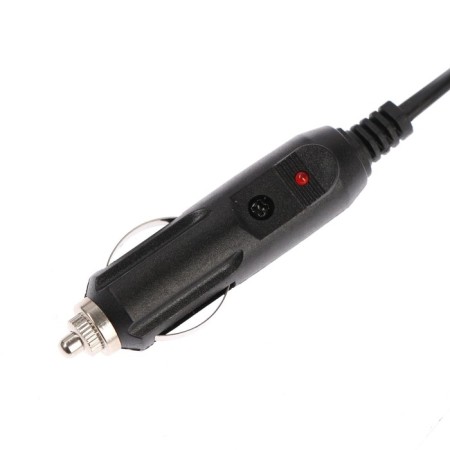 Torso heated cape, 12 V, regulator, wire 120 cm, velor, black-6
