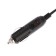 Torso heated cape, 12 V, regulator, wire 120 cm, velor, black