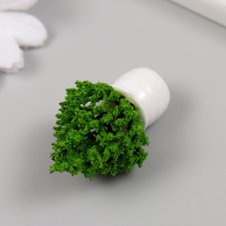 Artificial plant for creativity plastic "tree in a pot" 3x3x5 cm-2