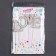 Love decoration set, white color