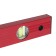 Matrix level, 120 cm, aluminum, 3 eyes, red, ruler