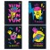 Note book A6, 80 sheets in a cage on a rowing "Neon delight", a solid cover, matte lamination, selective varnish, mix