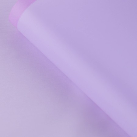 Flower film matte packaging "border" lavender + lilac 0.5x9 m-1