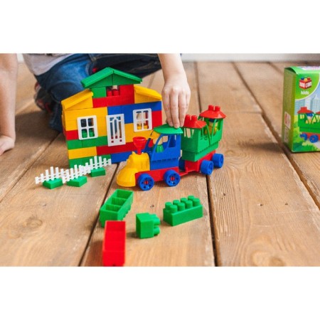 Конструктор «Мой Город: ЖД станция», 68 деталей-4