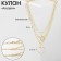 Assorted Pendant Cupid, Color Gold, 45cm