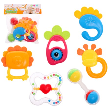 Set of rattles "Favorite Baby", 6 pcs