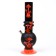 Bong, H-32 cm, "mushrooms", acrylic, orange