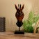 Mask "Zebra" on a stand, Albezia 40 cm