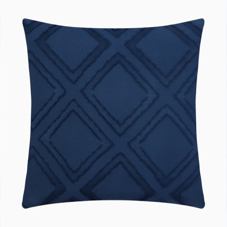 Decorative pillowcase "Ethel" rhombus 42x42 cm, blue