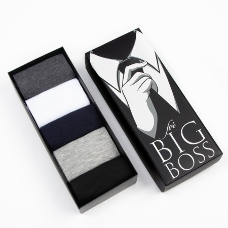 A set of men's socks KAFTAN "BIG BOSS" 5 pairs, size 39-41